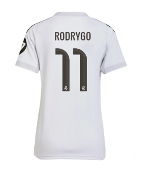Billige Fotballdrakt Real Madrid Rodrygo Goes #11 Replika Hjemmedrakt Dame 2025-26 Kortermet Billige Fotballdrakt Real Madrid Rodrygo Goes #11 Replika Hjemmedrakt Dame 2025-26 Kortermet
